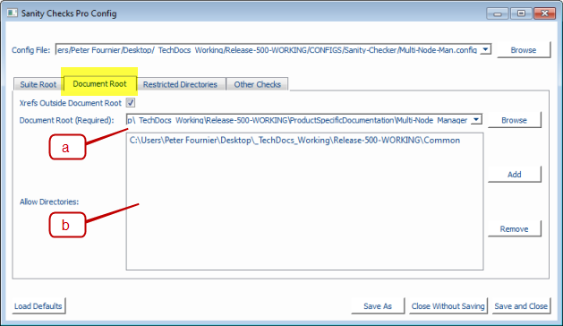 Sanity Checker Module Main