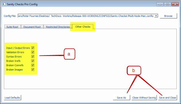 Sanity Checker Module Main